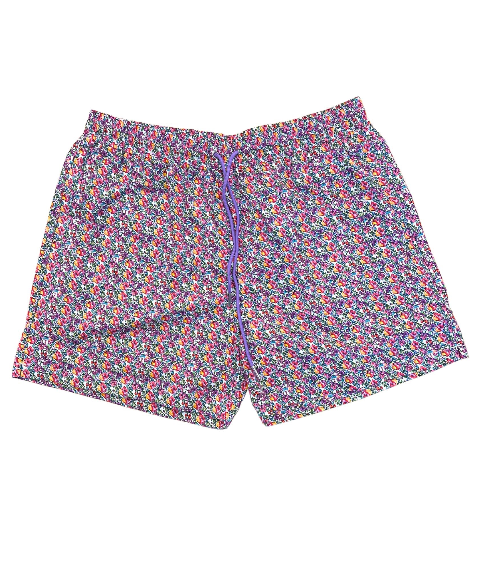 mnml ミニマル ST. TROPEZ SWIM SHORTS ブルー/ピンク Saint Tropez Short – Strawberry Milk Mob