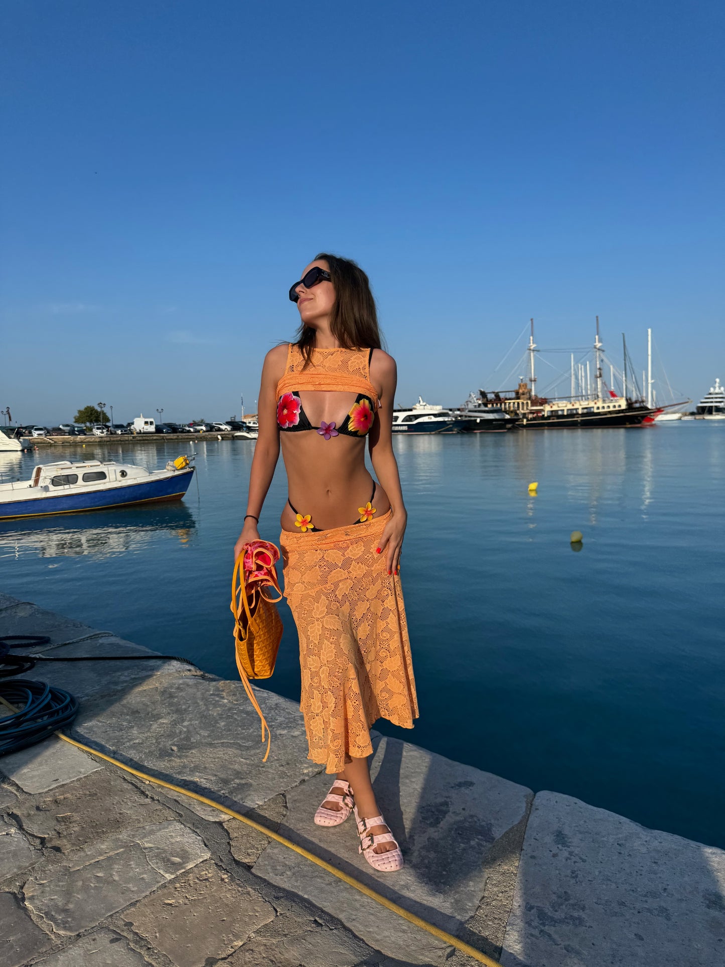 Orangette Coverup Set