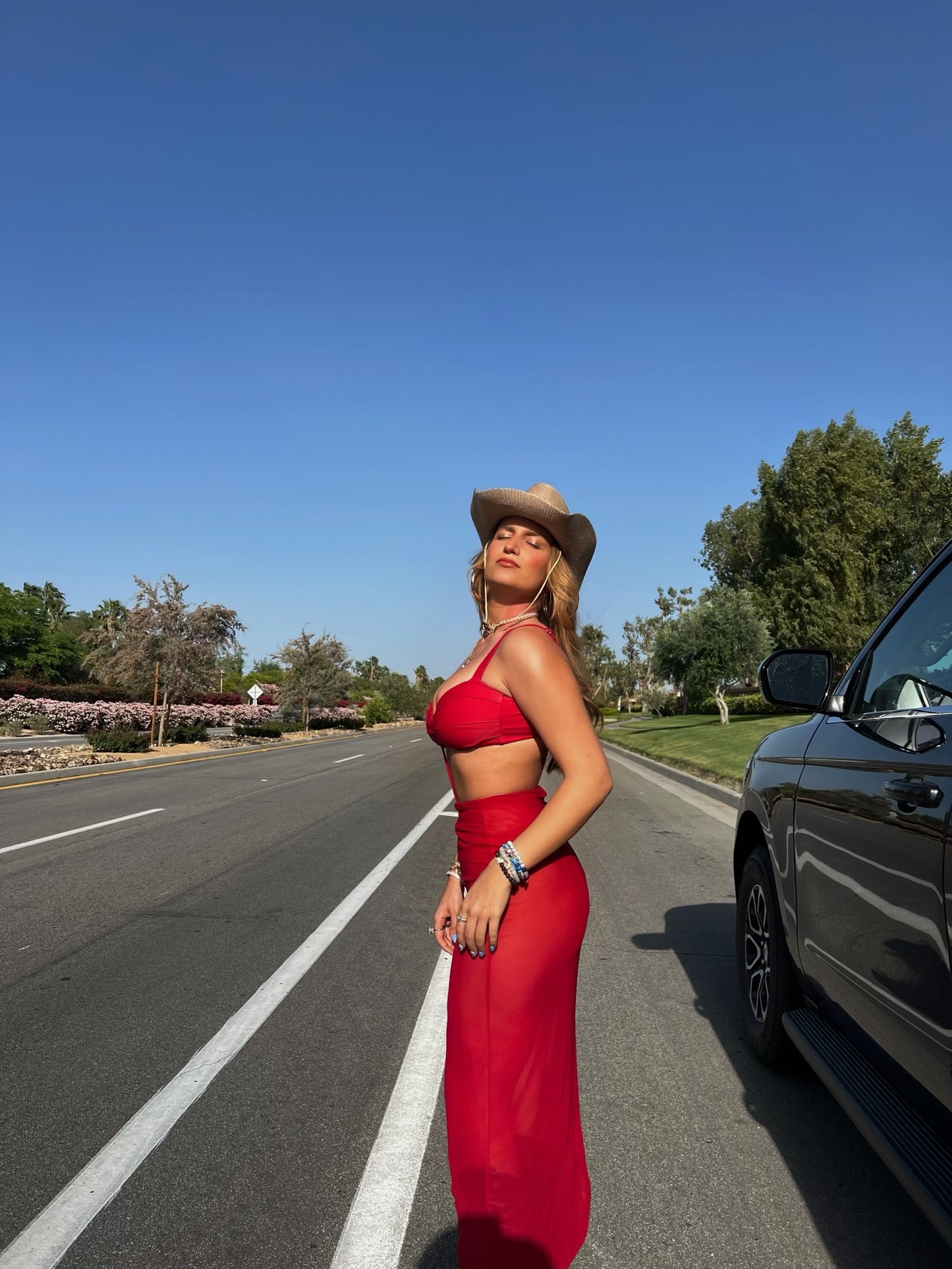 Scarlet Skirt Coverup