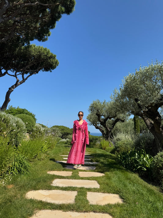 Pixie Maxi Chiffon Dress