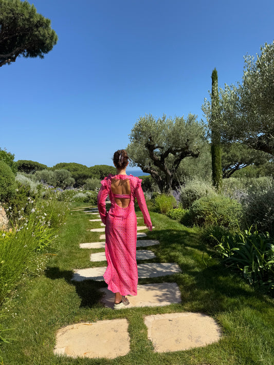 Pixie Maxi Chiffon Dress