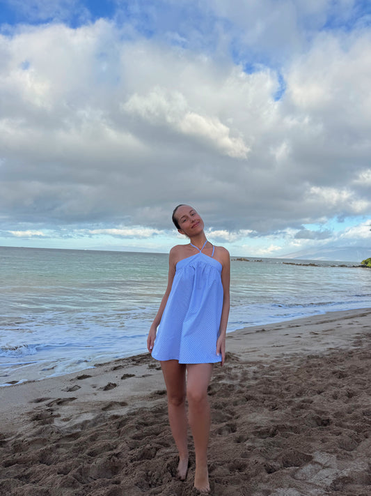 Luna Azul Mini Dress