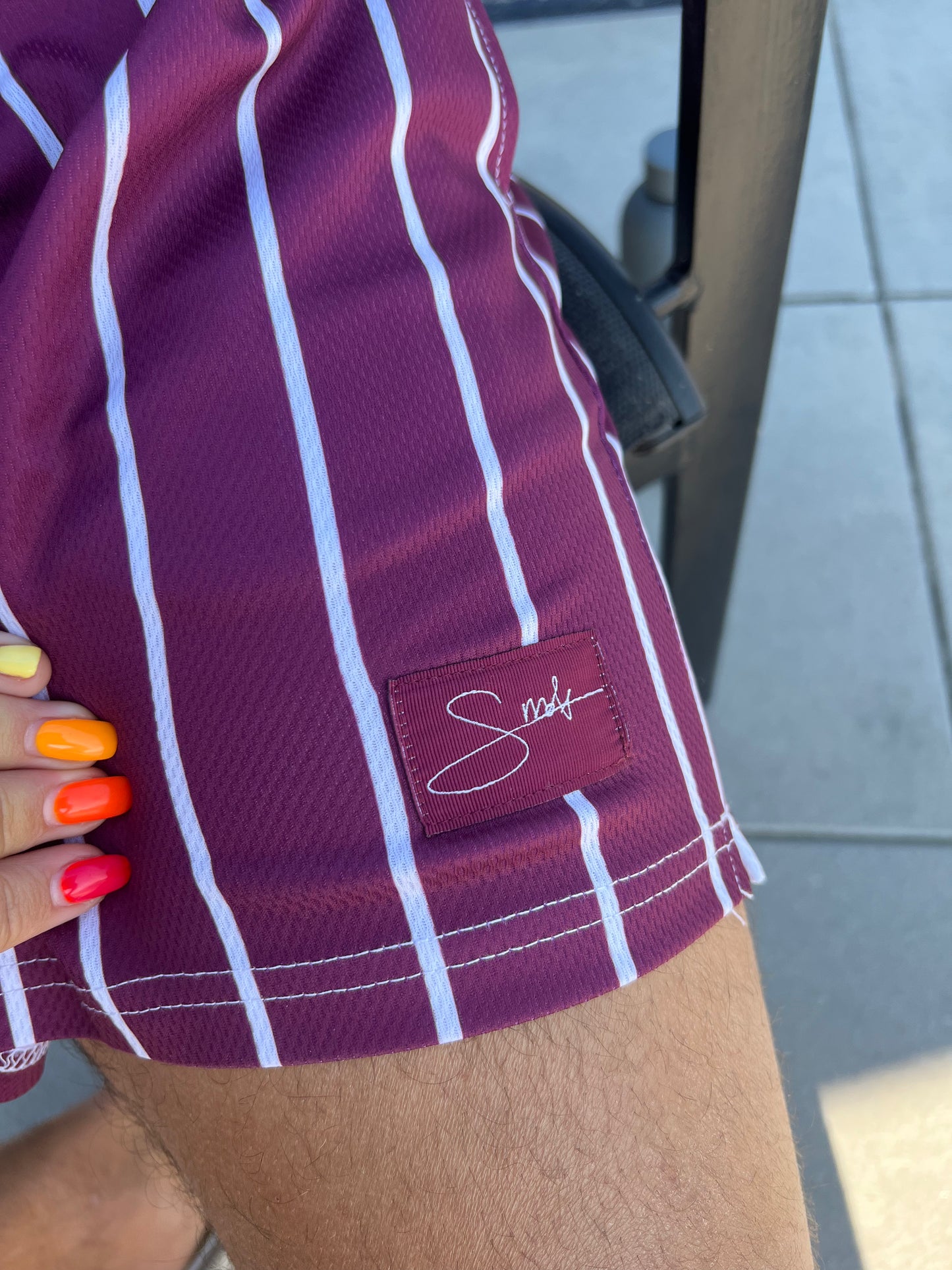 Purple Jersey Short