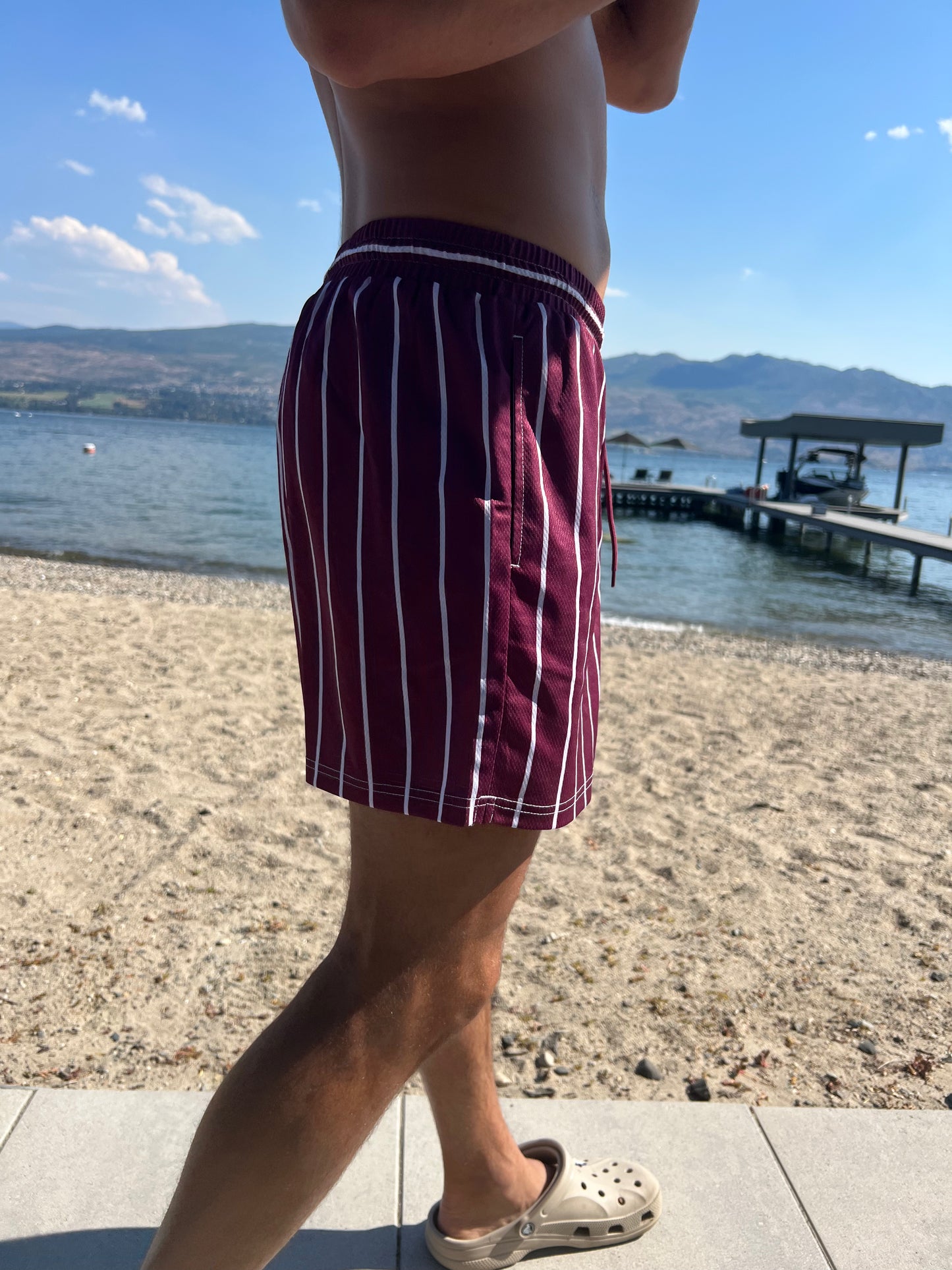 Purple Jersey Short