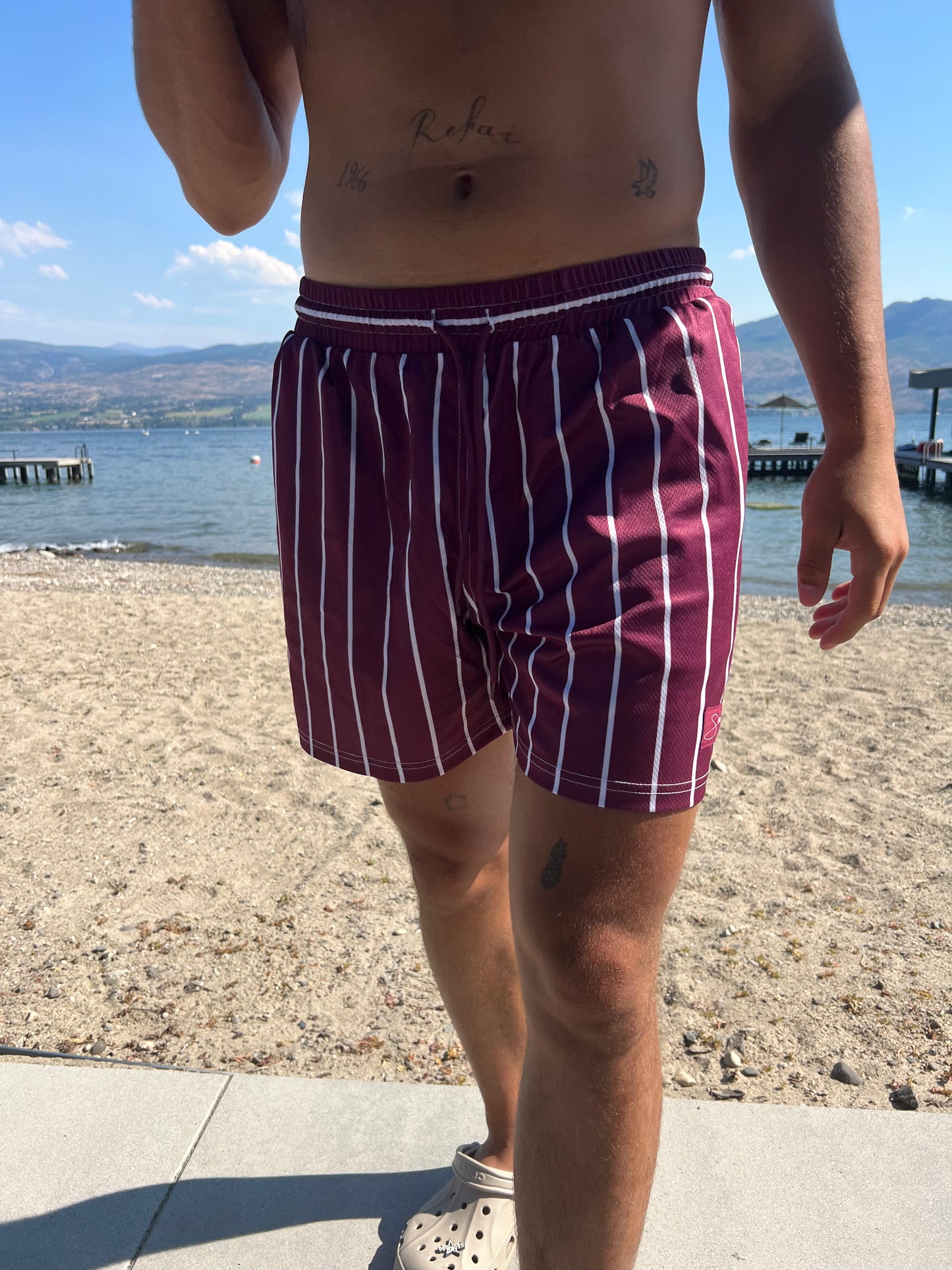 Purple Jersey Short