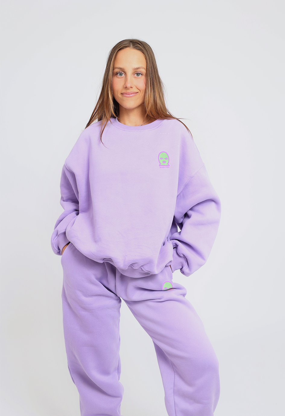 Lavender Mob Crewneck Strawberry Milk Mob