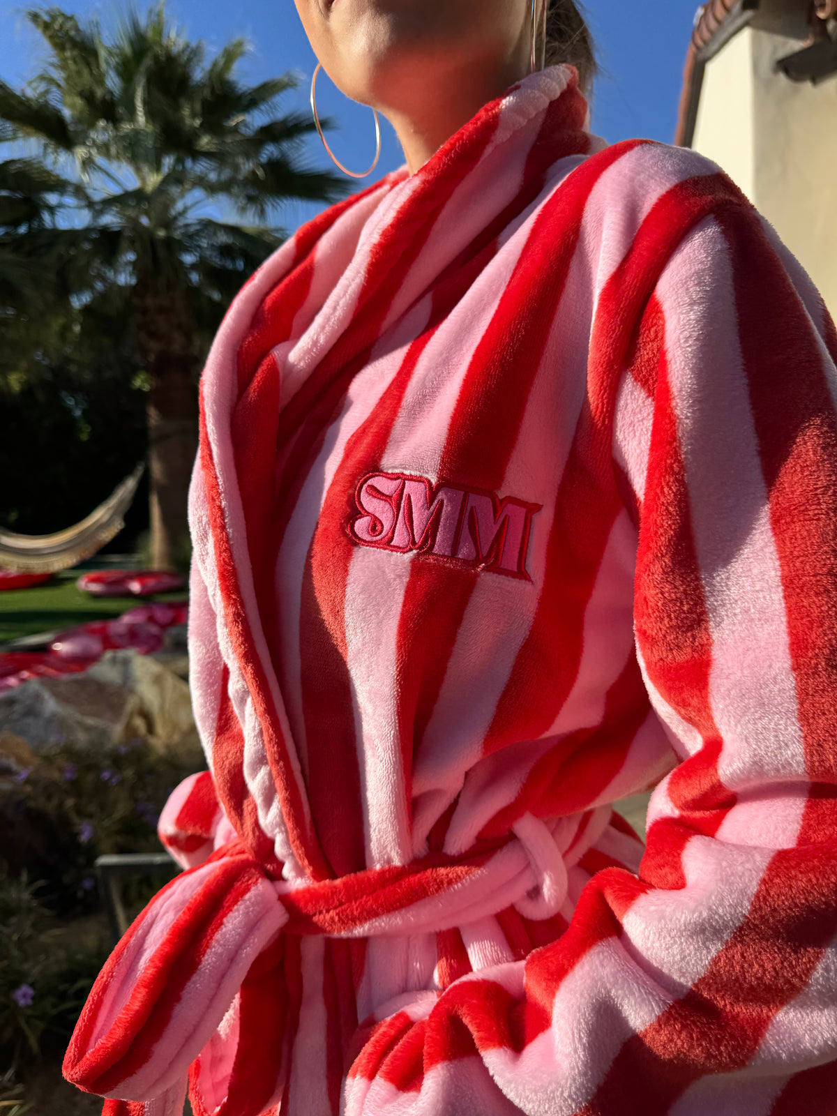 Red/ Pink Bathrobe