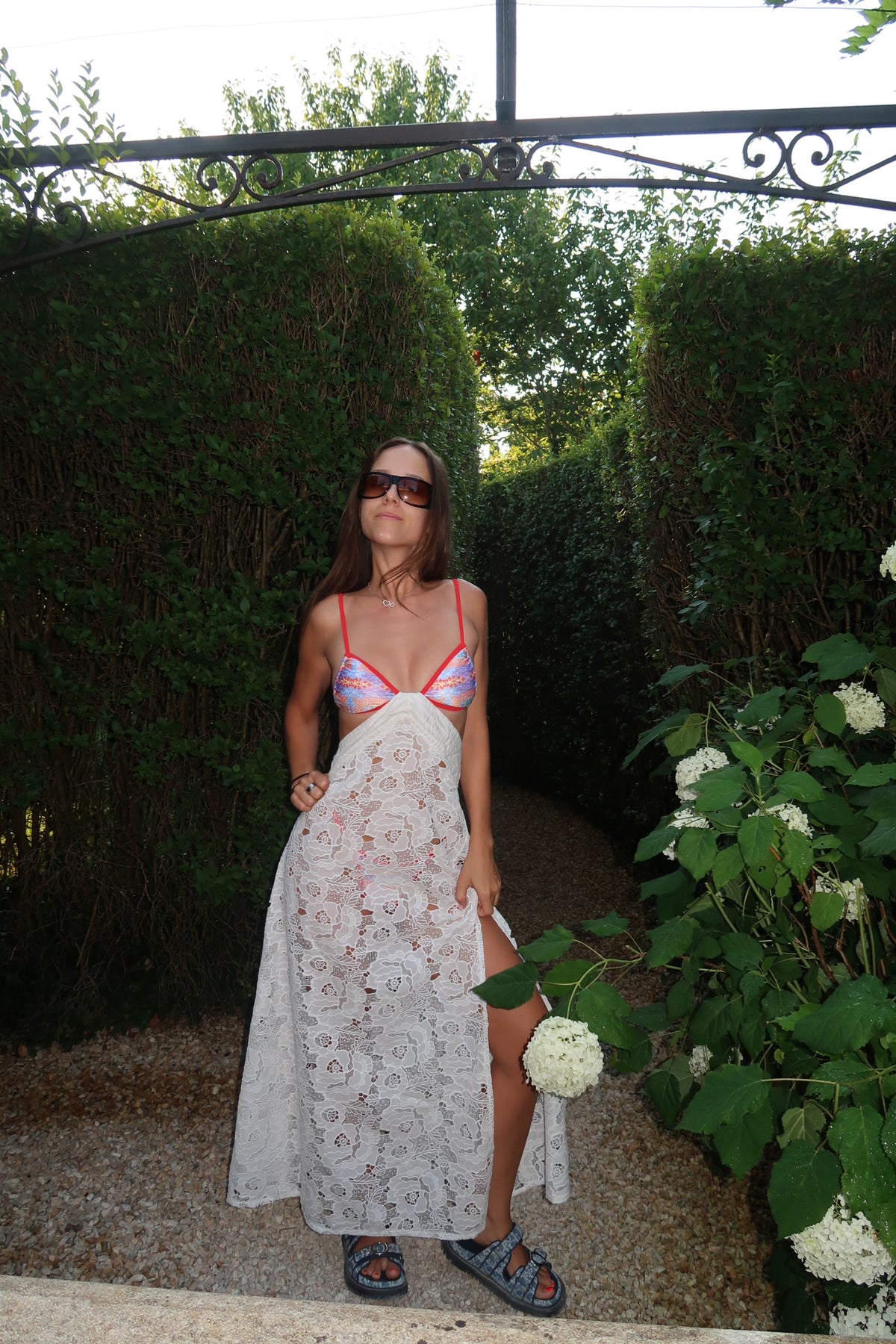 Merletto Button Dress