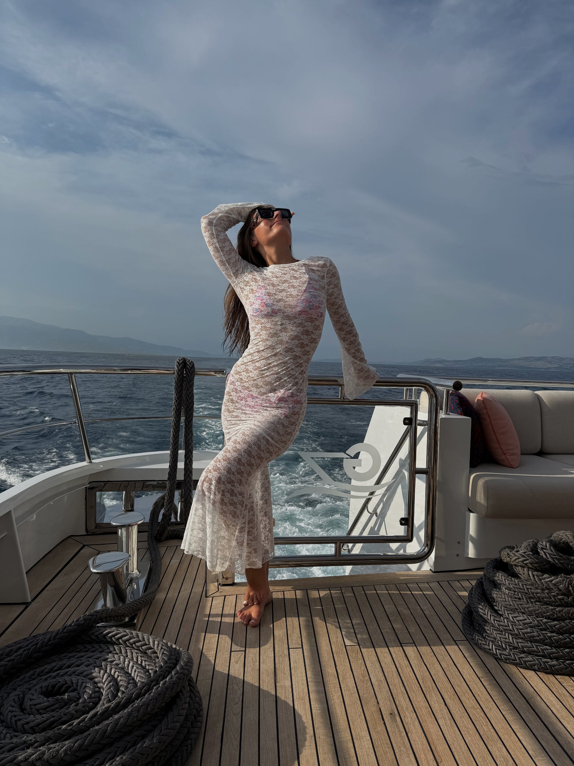 Swan Lace Maxi Dress Swan Lace Maxi Dress