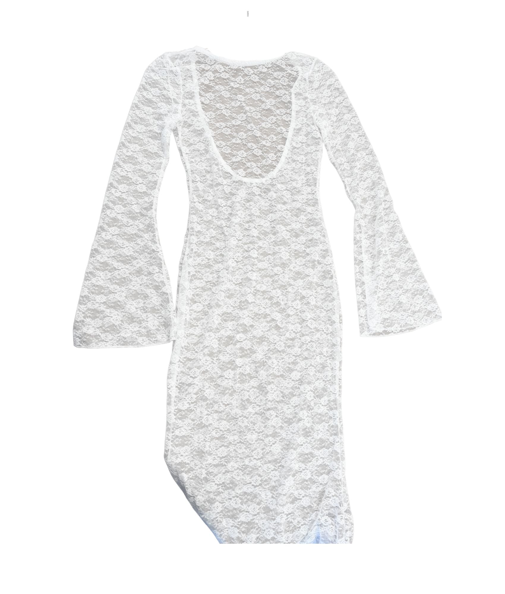 Swan Lace Maxi Dress – Strawberry Milk Mob