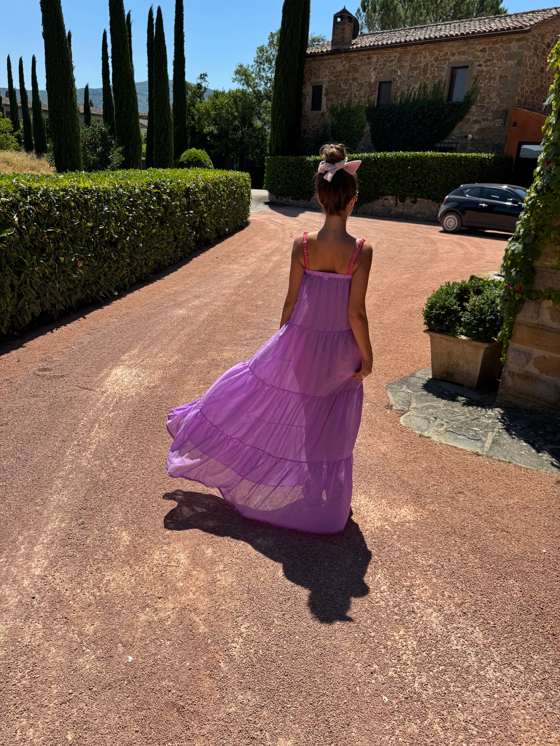 Lilac Maxi Tube Dress