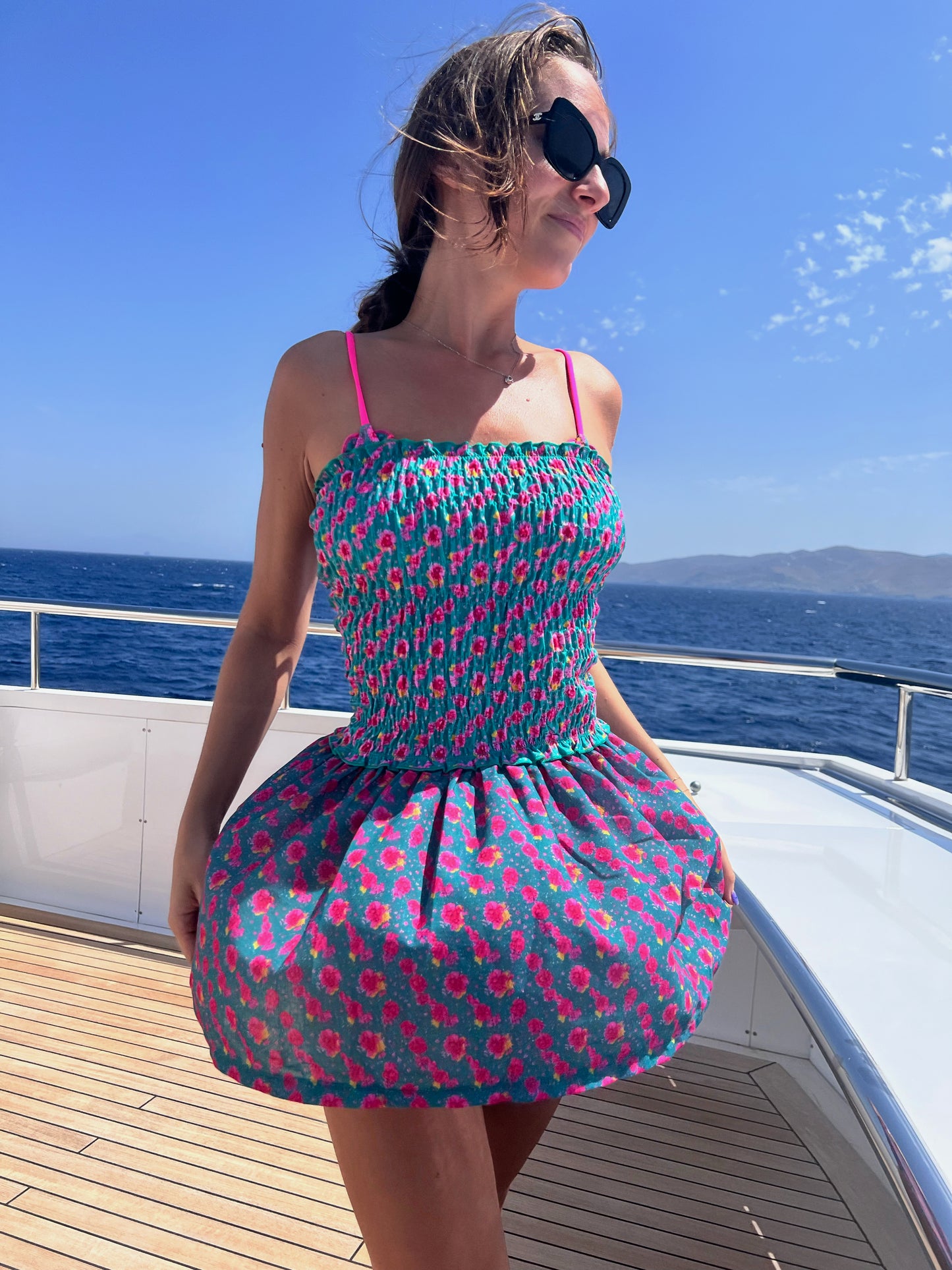 Syros scrunch dress