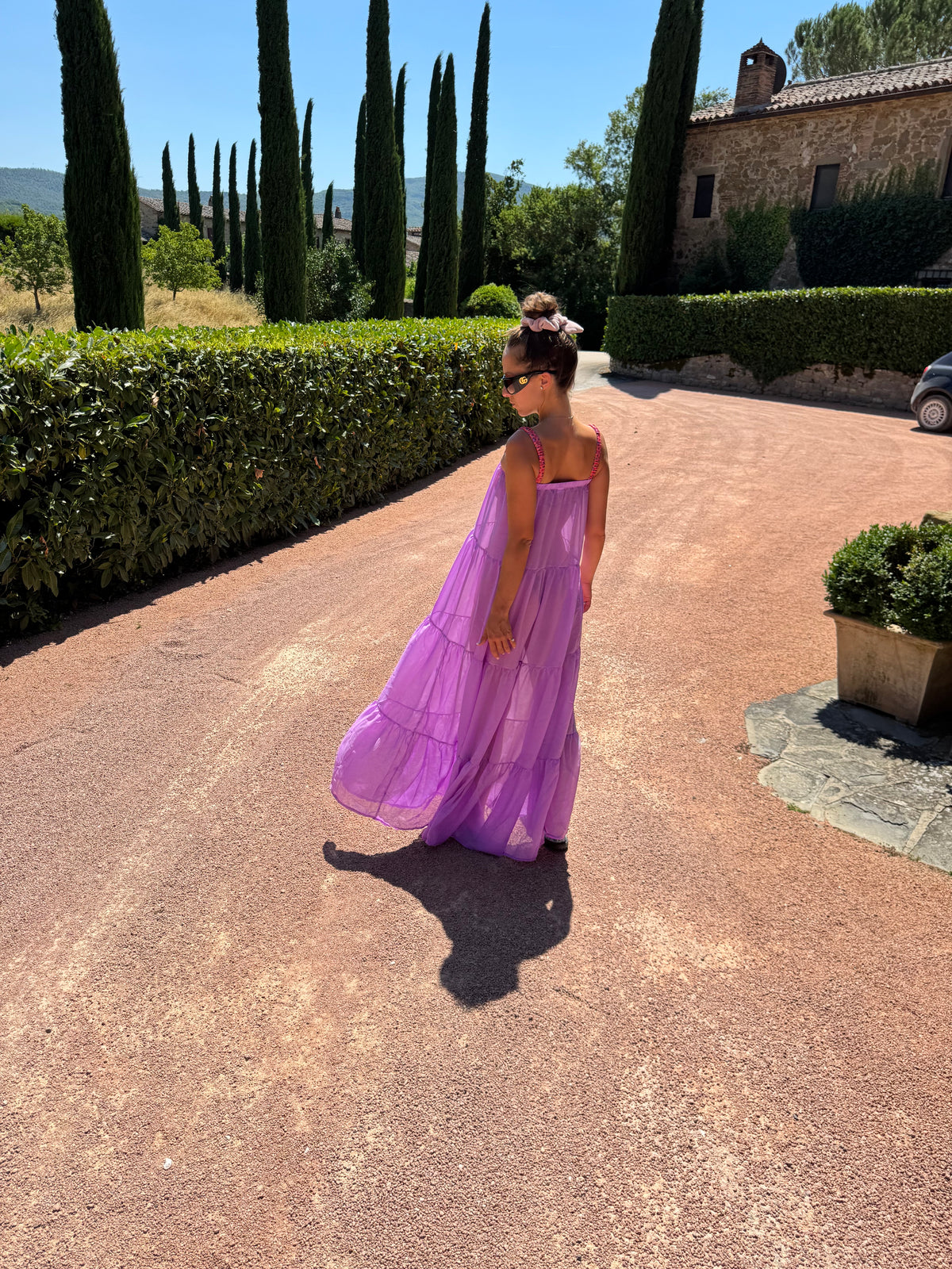 Lilac Maxi Tube Dress