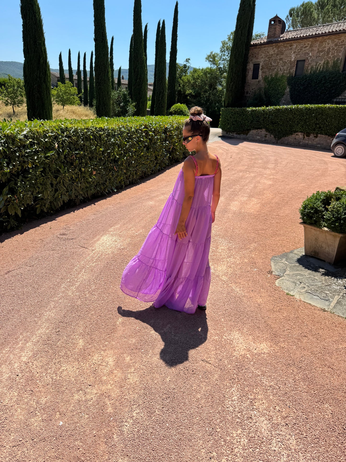 Lilac Maxi Tube Dress