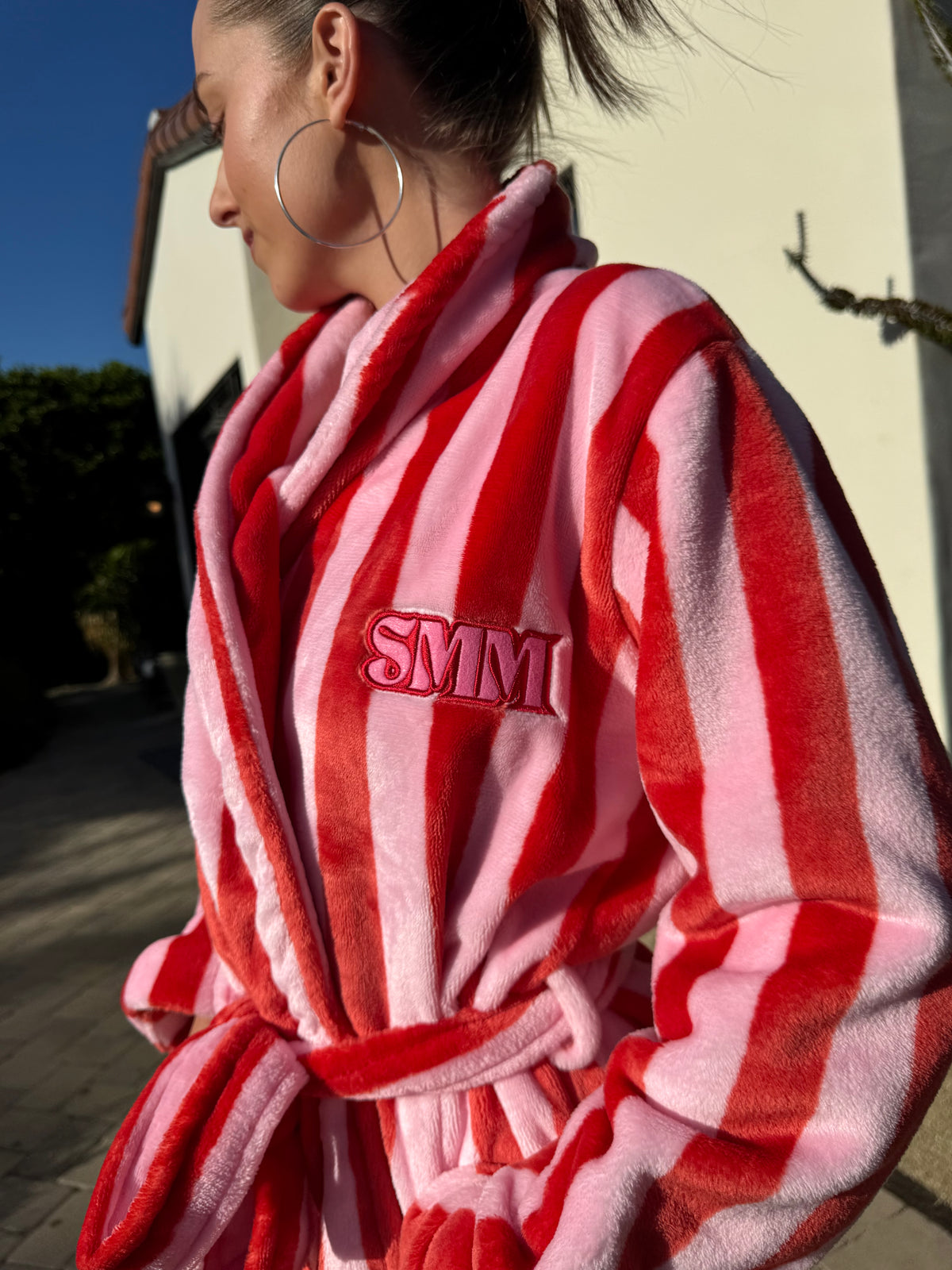 Red/ Pink Bathrobe