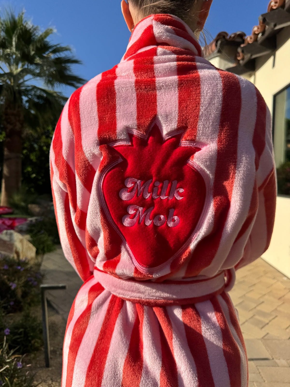 Red/ Pink Bathrobe