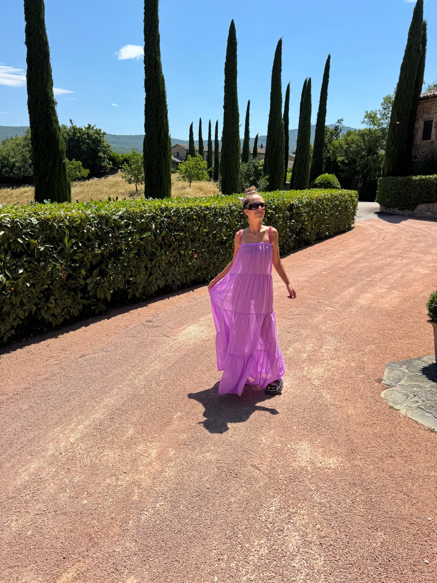 Lilac Maxi Tube Dress