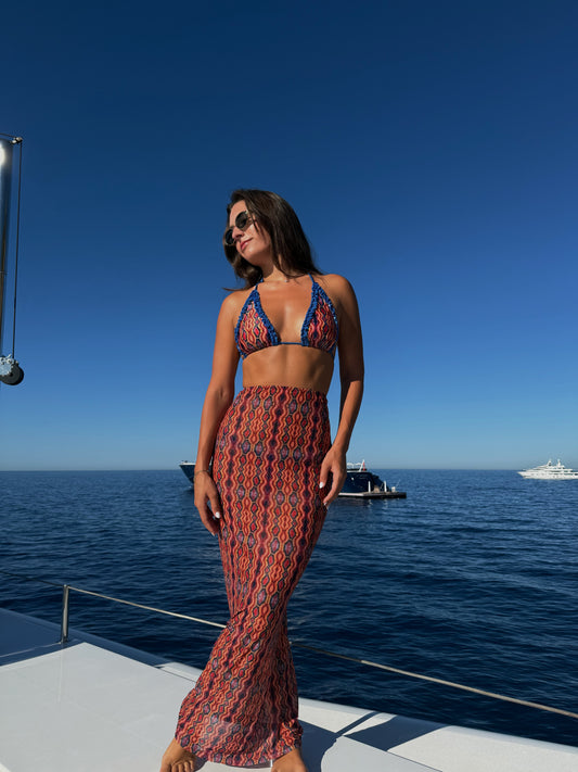 Caprese Mesh Skirt