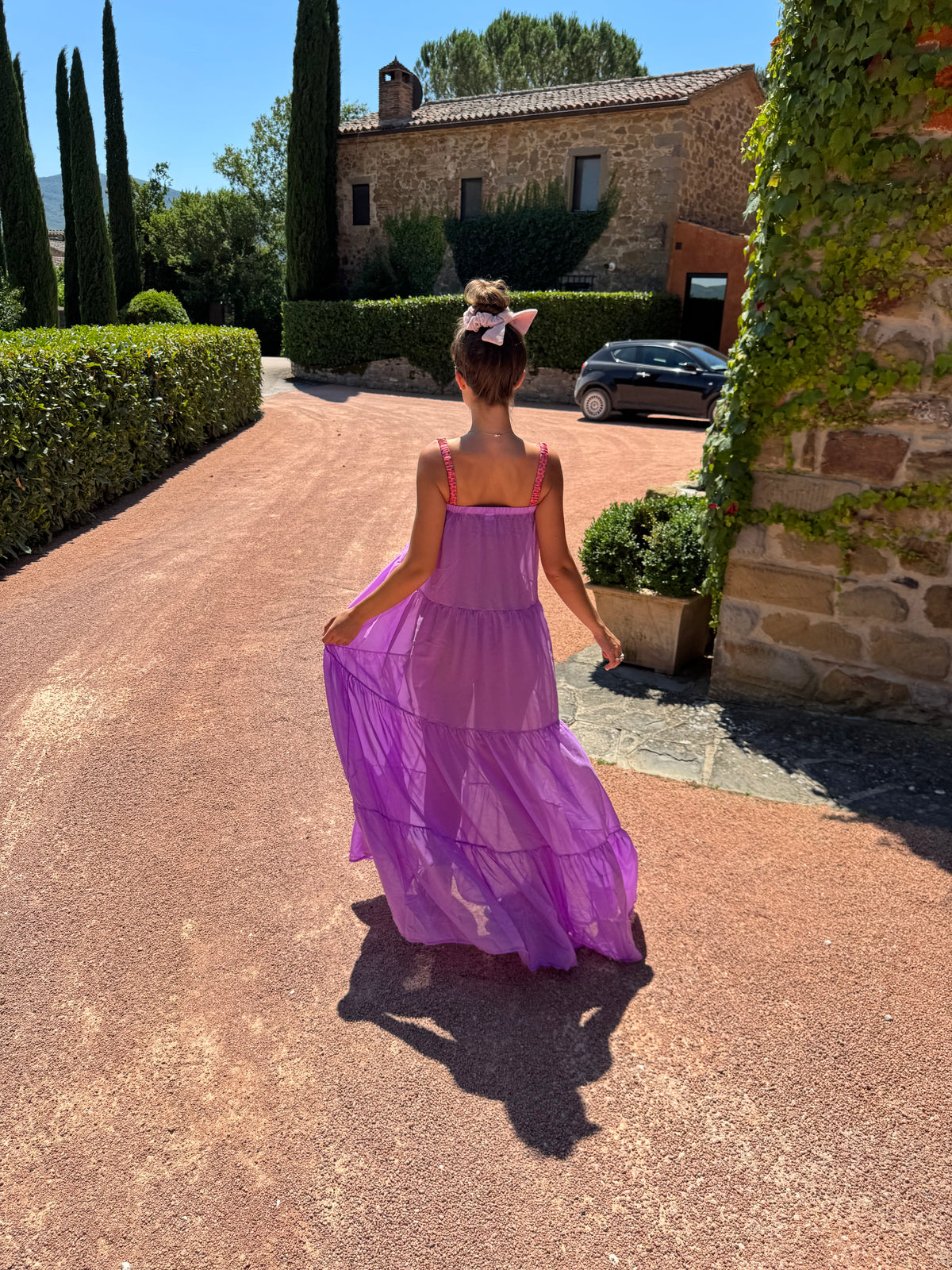Lilac Maxi Tube Dress