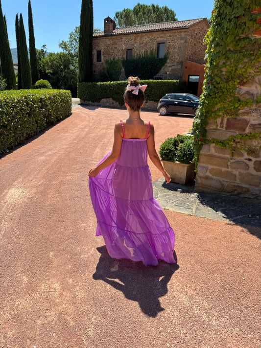 Lilac Maxi Tube Dress