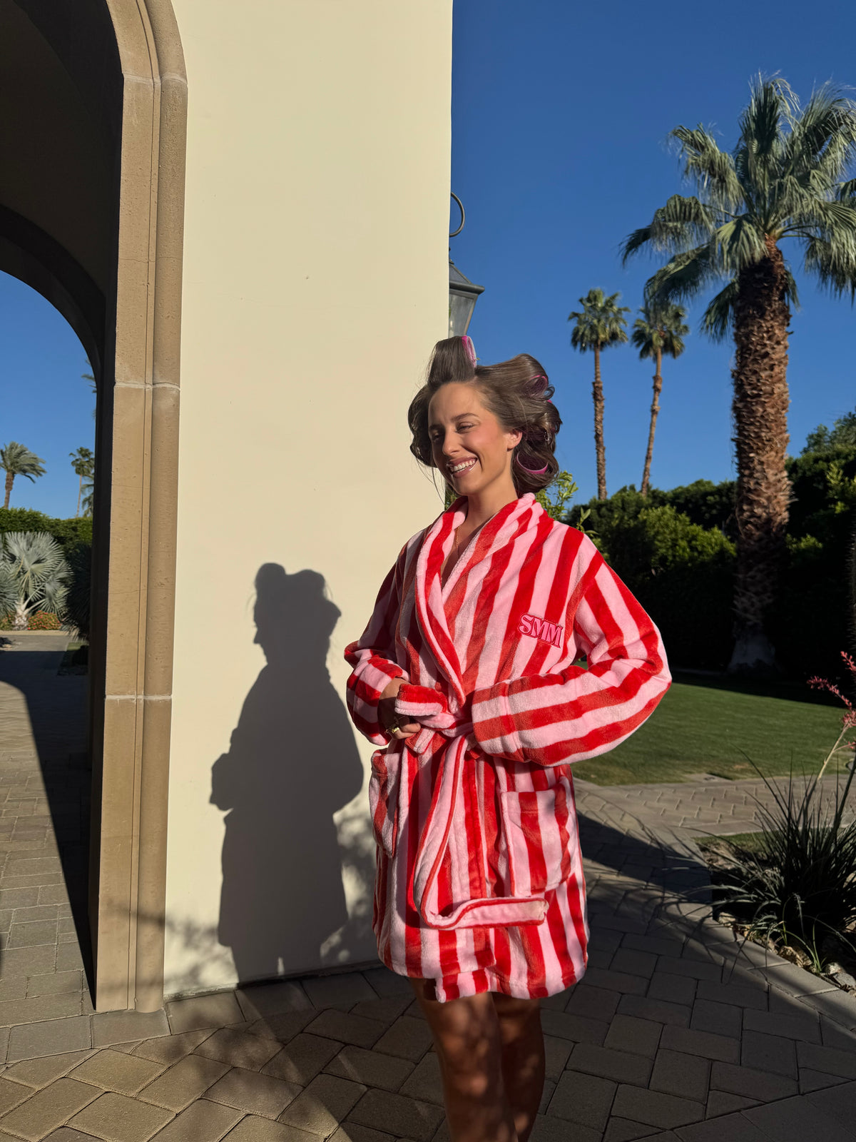 Red/ Pink Bathrobe