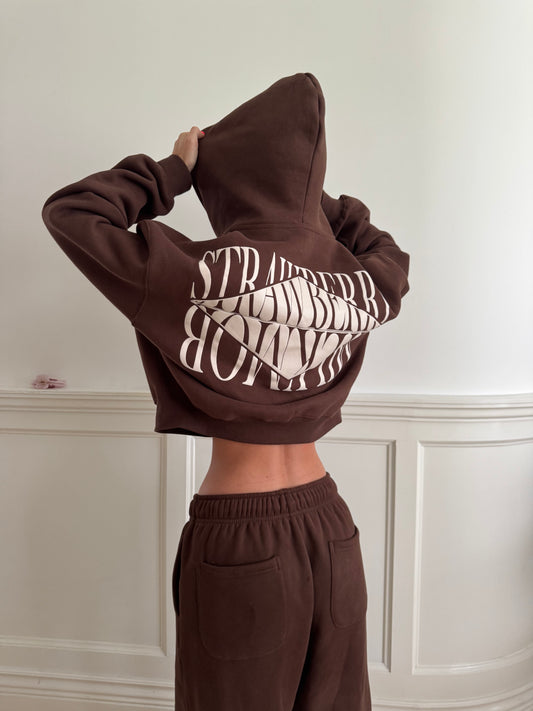 Brown Zip Up