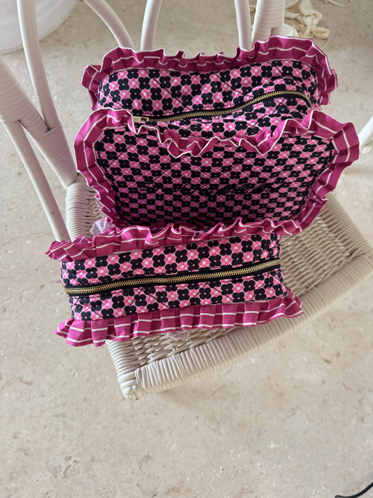 Black Cherry Cosmetic Bag