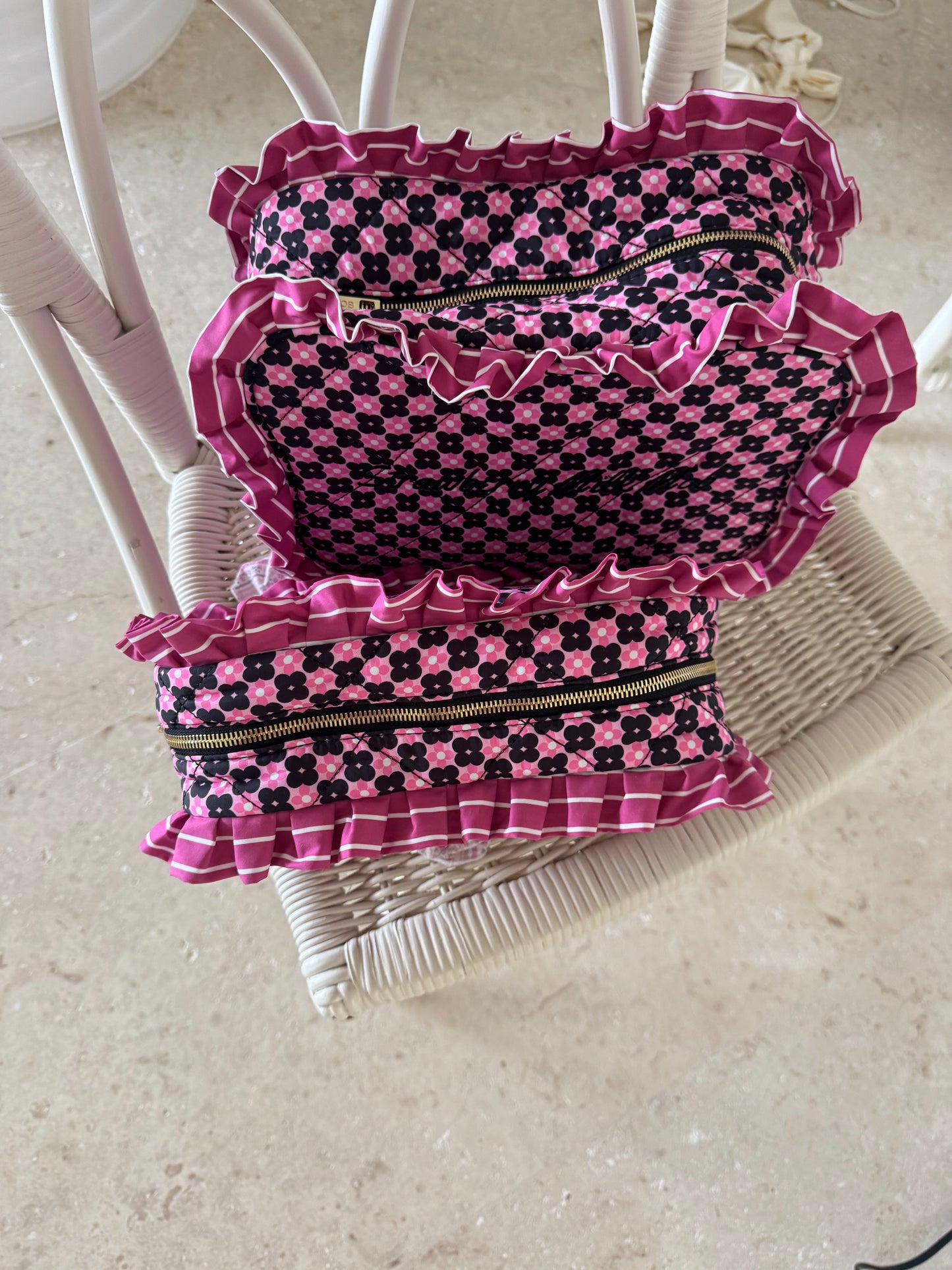 Black Cherry Cosmetic Bag