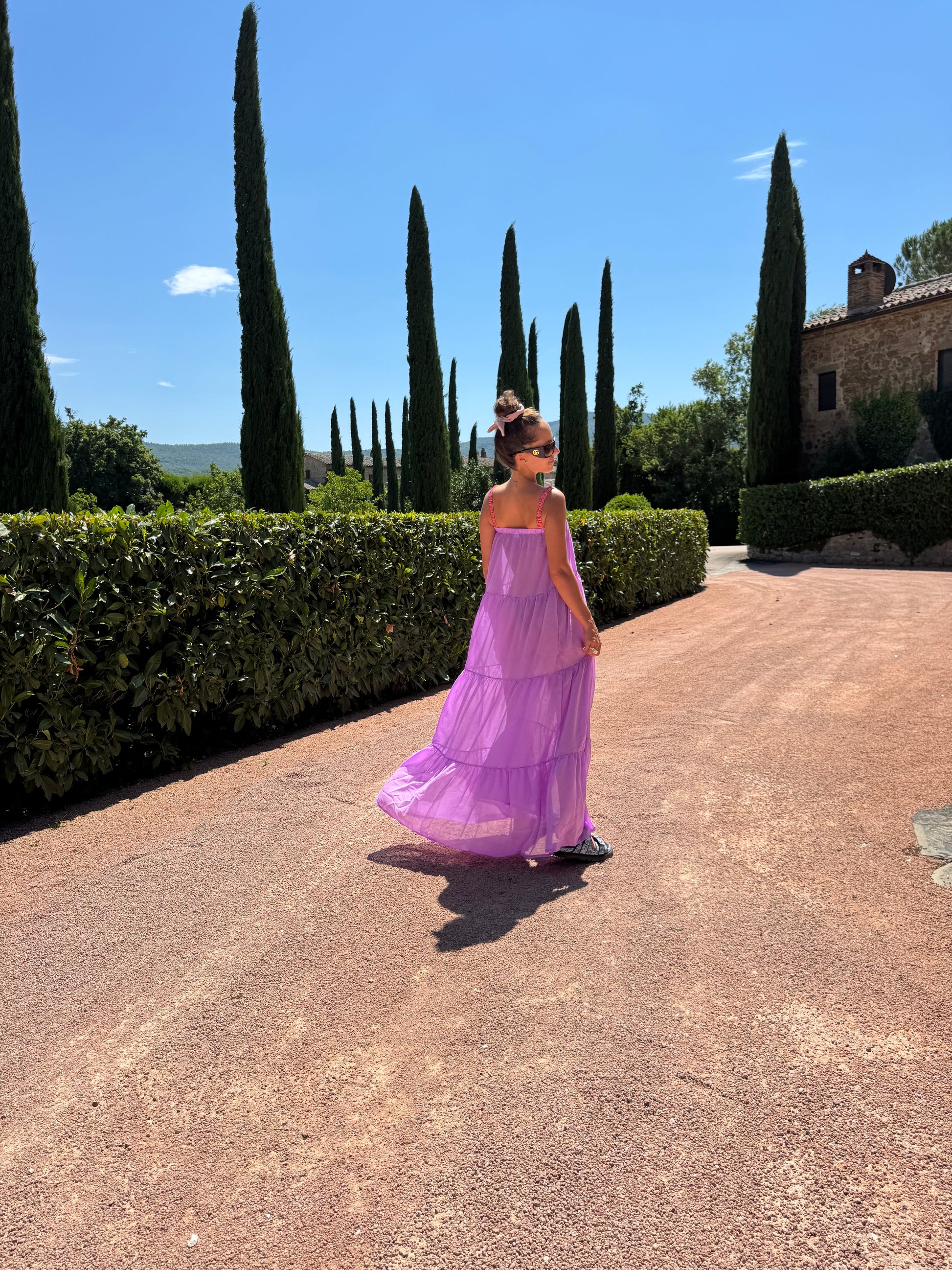Lilac Maxi Tube Dress