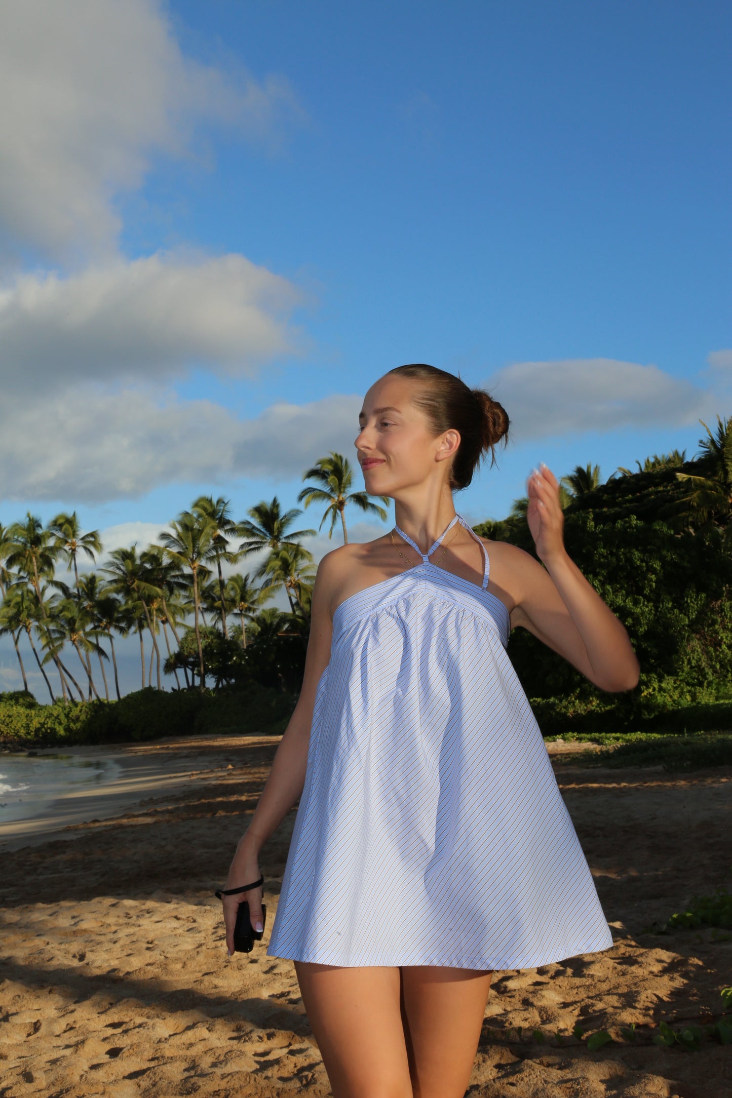 Luna Azul Mini Dress