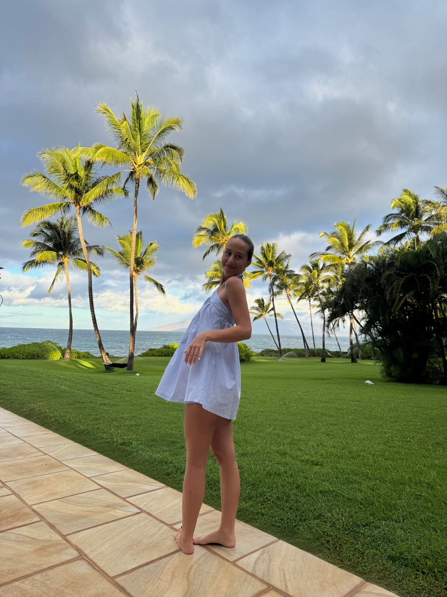 Luna Azul Mini Dress