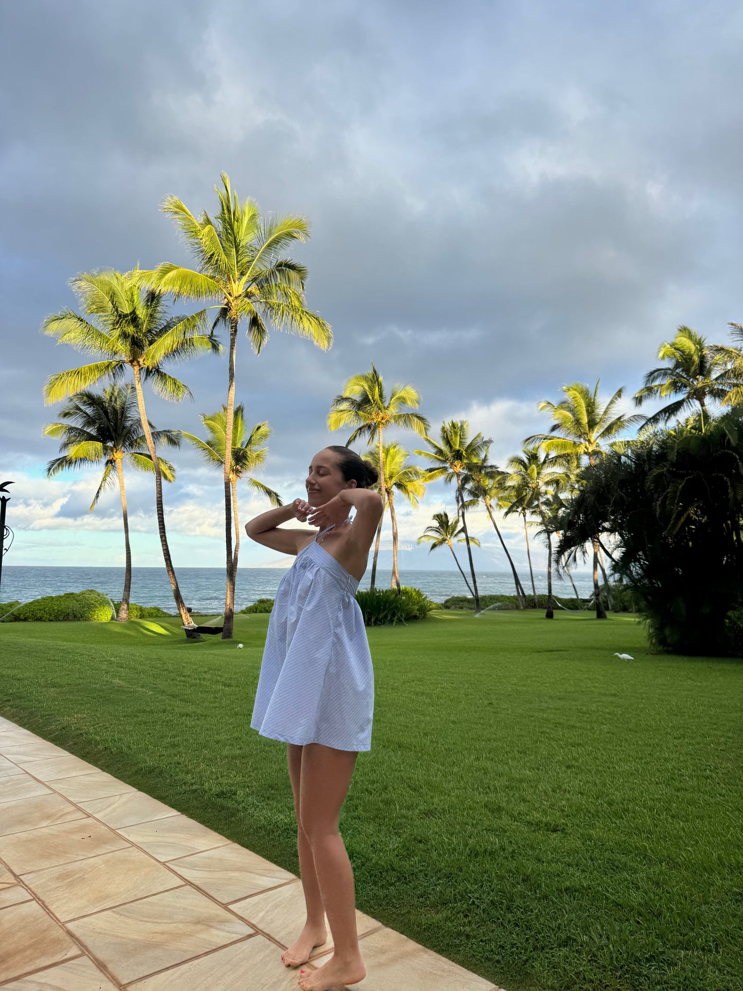 Luna Azul Mini Dress