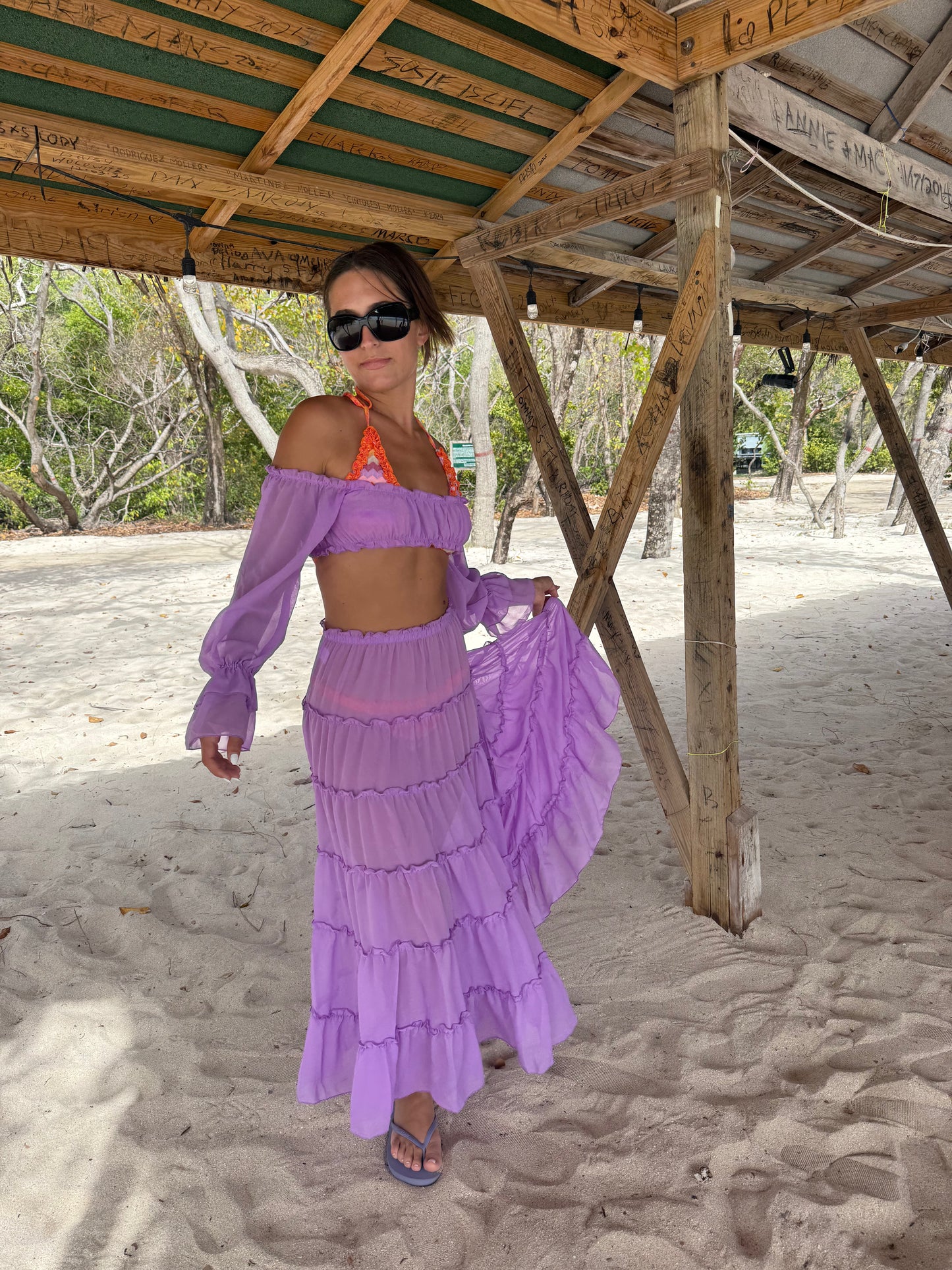 Luster Skirt Set
