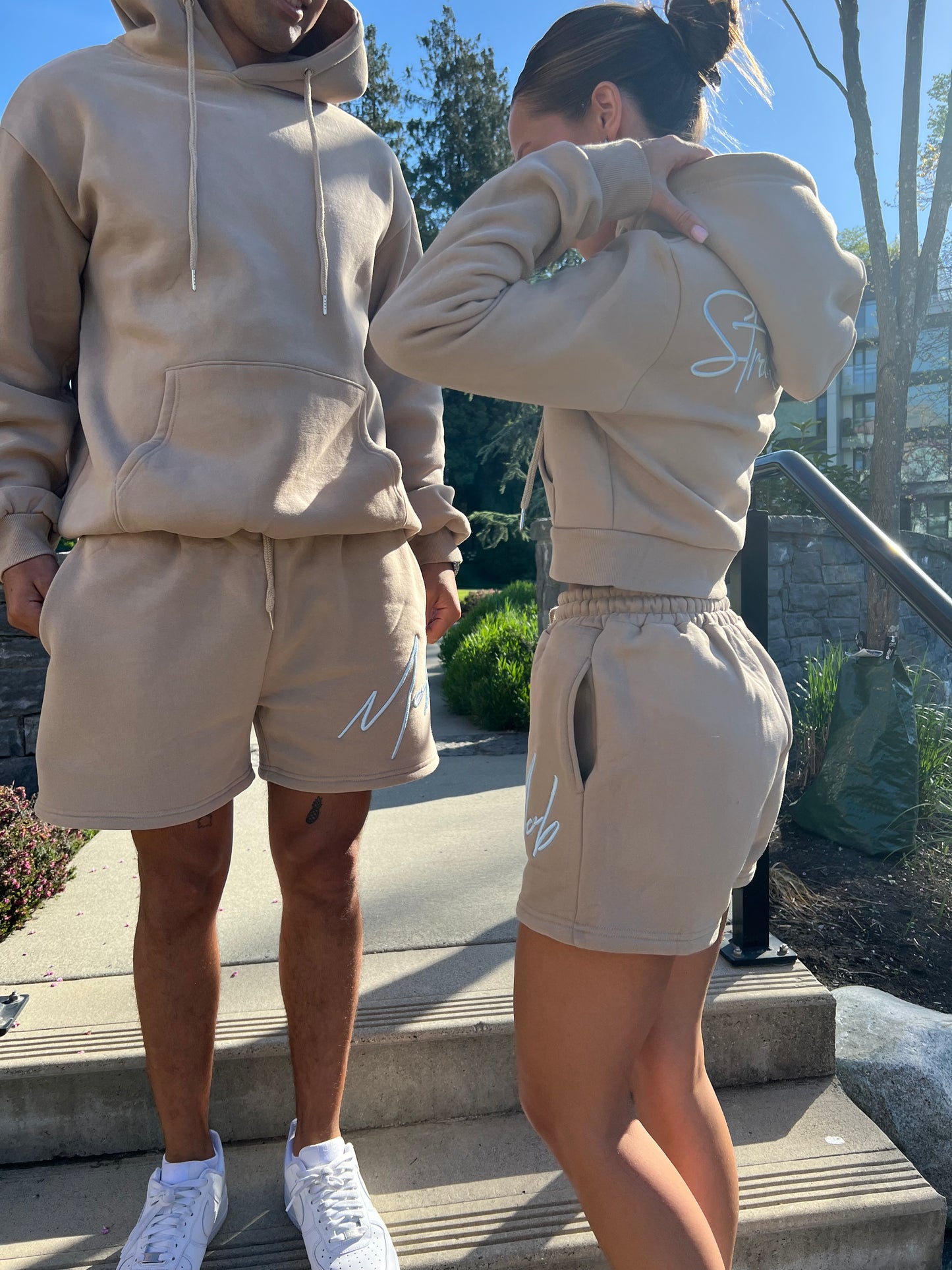 Beige Men’s Hoodie