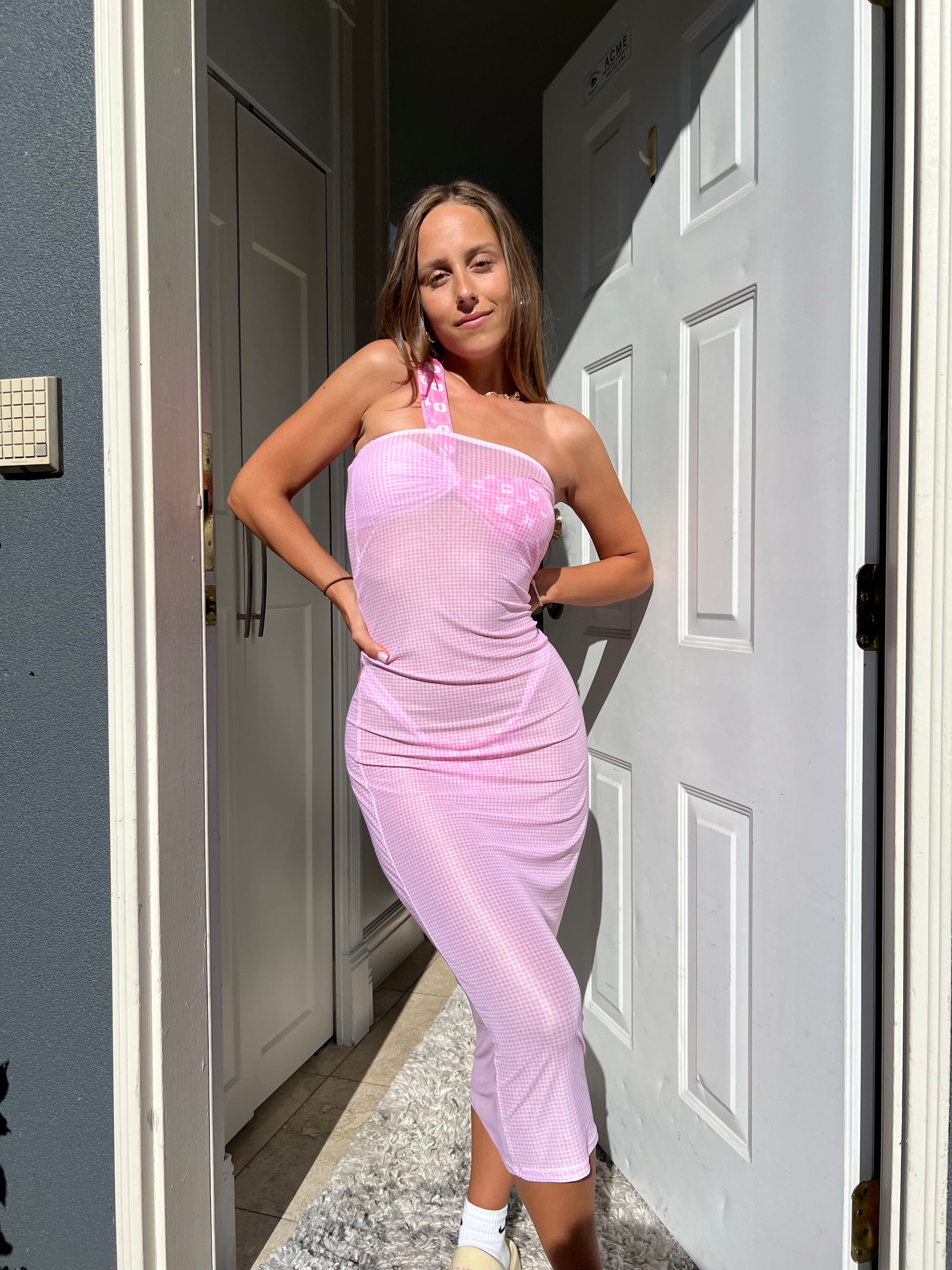 Baby Pink Skirt Coverup